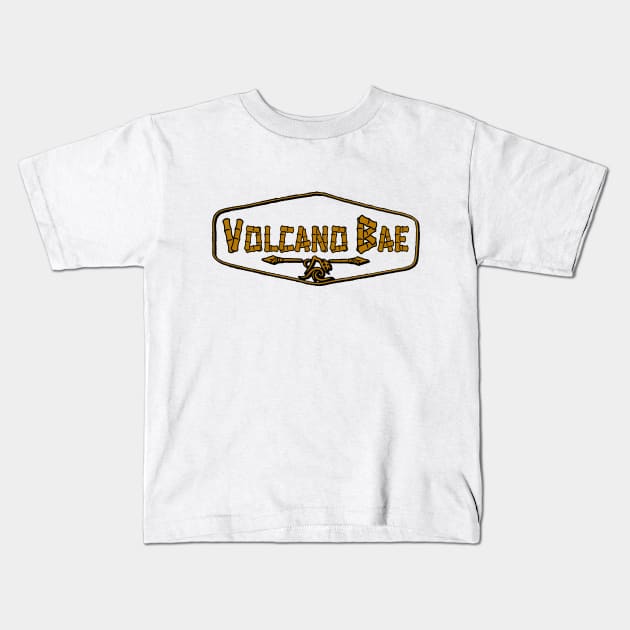 Volcano Bae Kids T-Shirt by TheMainStreetPhotographer